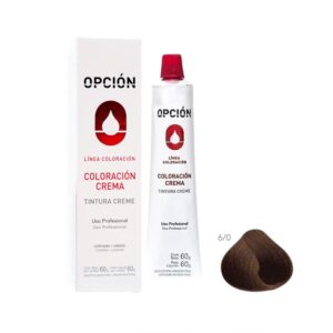 Opción Tintura en Crema Pomo N° 6/0 x 60 gr