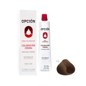 Opción Tintura en Crema Pomo N° 7/0 x 60 gr