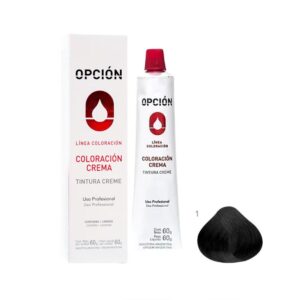 Opción Tintura en Crema Pomo N° 1 x 60 gr