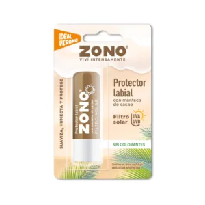Zono Protector Labial UVA UVB Con Manteca de Cacao