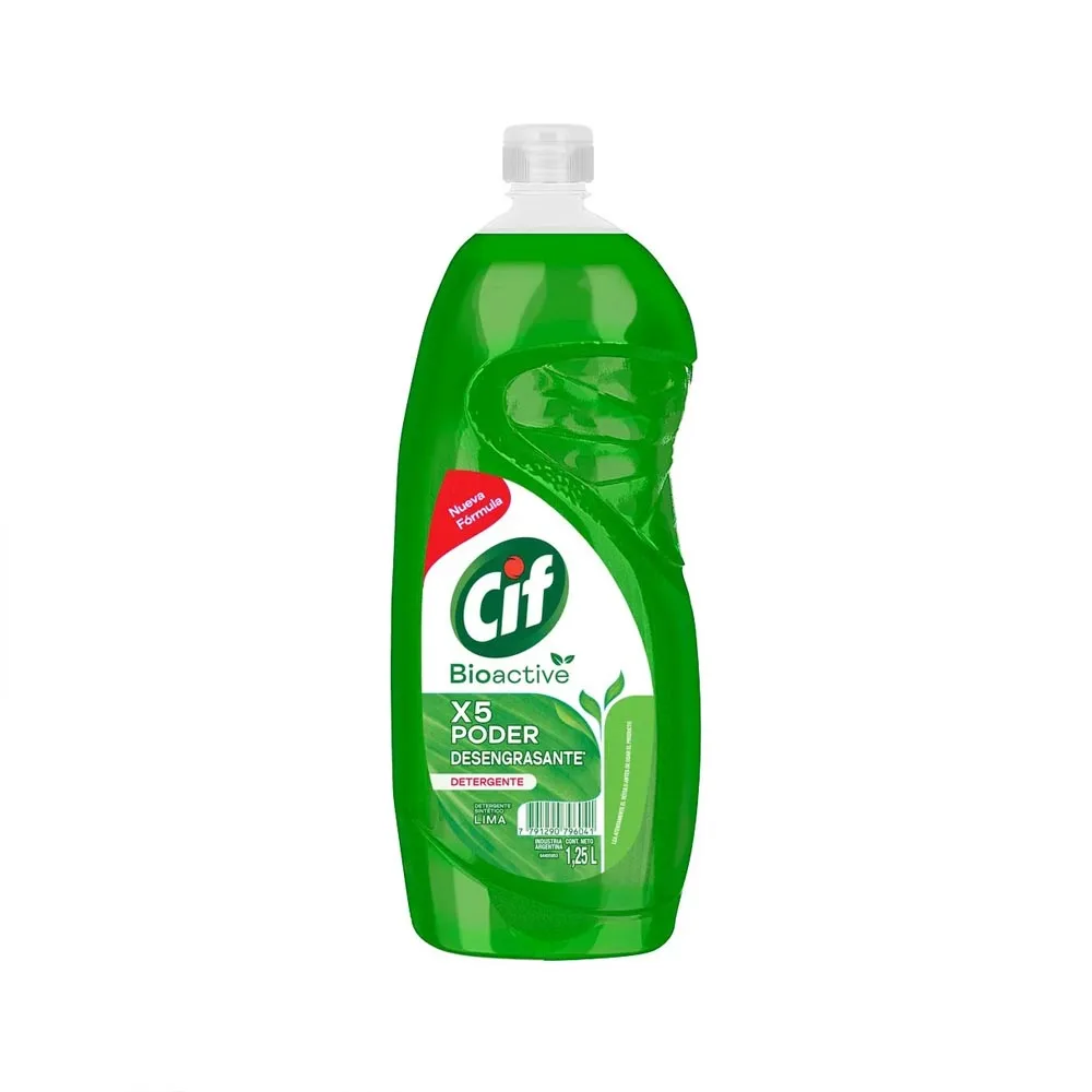 Cif Detergente Lima x 1250 ml. Botella
