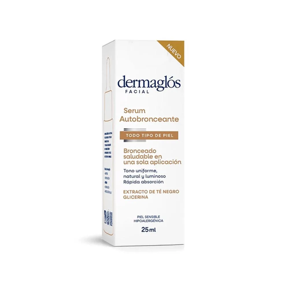 Dermaglos Serum Autobronceante Facial x 25 ML.