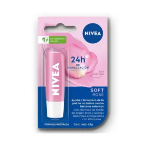 Nivea Labello Protector Labial Soft Rose x 4.8 GR.