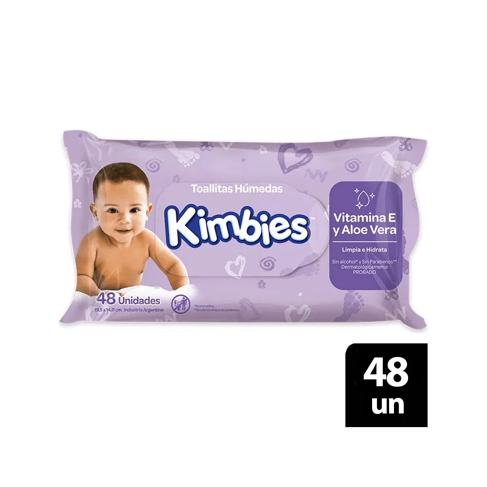 Kimbies Toallitas Húmedas x 48 un.