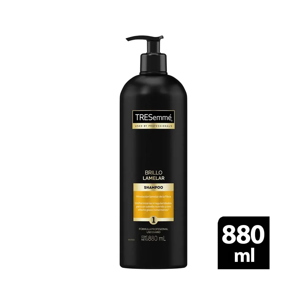 Tresemme Shampoo Brillo Lamelar x 880 ml.