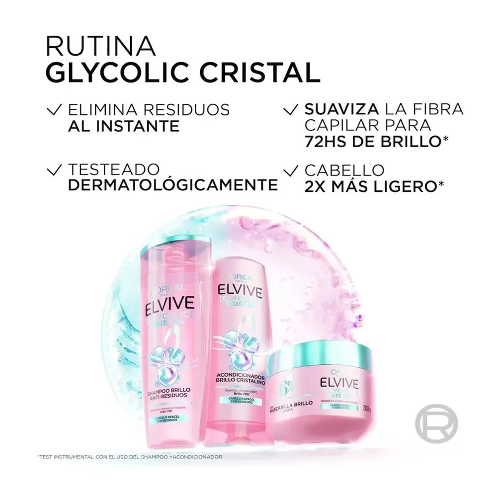 Elvive Glycolic Cristal Acondicionador x 200 ml